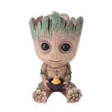 Baby Groot Flowerpot Flower Pot Planter Figurines Tree Man Cute Model Pen Pot Accessories Garden Planter Flower Pot Kids Gift