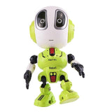 Smart Talking Robot Toy DIY Gesture Electronic Action Figure Toy Head Touch-Sensitive LED Light Alloy Robot Toys For Kids Gift