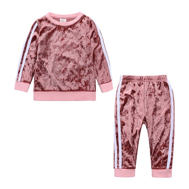 Girls Clothing Sets Children Clothing 2019 Autumn Winter Toddler Girls Clothes 2Pcs Outfit Kids Tracksuit Suit For Boys Clothes