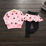 Children Clothing 2019 Autumn Winter Toddler Girls Clothes Costume Outfit Suit Kids Clothes Tracksuit For Girls Clothing Sets
