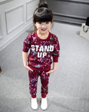 Children Clothing 2019 Autumn Winter Toddler Girls Clothes Costume Outfit Suit Kids Clothes Tracksuit For Girls Clothing Sets