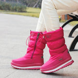 2019 Winter Platform girls Boots Children Rubber anti-slip Snow Boots Shoes for girl big Kids Waterproof Warm Winter Shoes Botas