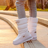2019 Winter Platform girls Boots Children Rubber anti-slip Snow Boots Shoes for girl big Kids Waterproof Warm Winter Shoes Botas
