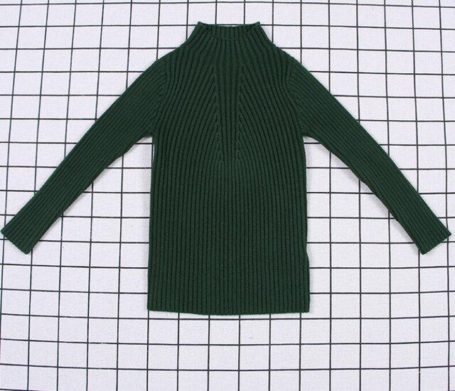 Baby Girls Ribbed Sweater 2019 Girls Sweaters Solid Candy Color Boys Sweaters Autumn New Knitted Kids Clothing Girls Pullover