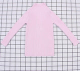 Baby Girls Ribbed Sweater 2019 Girls Sweaters Solid Candy Color Boys Sweaters Autumn New Knitted Kids Clothing Girls Pullover
