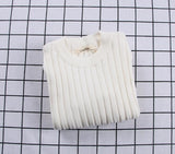 Baby Girls Ribbed Sweater 2019 Girls Sweaters Solid Candy Color Boys Sweaters Autumn New Knitted Kids Clothing Girls Pullover