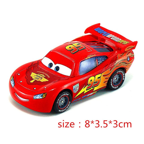 Disney Pixar Cars 2 3 model Lightning McQueen Mater Jackson Storm Ramirez 1:55 Diecast Vehicle Metal Alloy Boy Kid Toys Gift