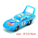 Disney Pixar Cars 2 3 model Lightning McQueen Mater Jackson Storm Ramirez 1:55 Diecast Vehicle Metal Alloy Boy Kid Toys Gift