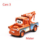 Disney Pixar Cars 2 3 model Lightning McQueen Mater Jackson Storm Ramirez 1:55 Diecast Vehicle Metal Alloy Boy Kid Toys Gift
