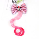 Xugar Hair Accessories Hair Bows Hair Bands for Girls Mermaid Bowknot Scrunchie for Hair Tie Kids Long Braid Pigtails Headband