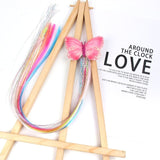 Xugar Hair Accessories Hair Bows Hair Bands for Girls Mermaid Bowknot Scrunchie for Hair Tie Kids Long Braid Pigtails Headband