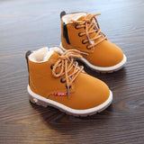 New Autumn Kids Snow Boots Children's Winter Ankle Winter Girl Boots Unisex PU Leather Shoes For kids Snow Shoes
