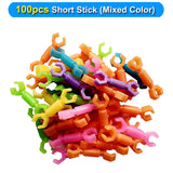 100pcs/lot Smart Stick Building Blocks Kids DIY Toy Safe Plastic Assembled Educational Toys for Children Birthday Gift DK1-100