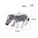 Duploe Big Size Diy Building Blocks Animal Accessories Figures Lion Panda Compatible with Duploed Toys for Children Kids Gifts