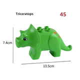Duploe Big Size Diy Building Blocks Animal Accessories Figures Lion Panda Compatible with Duploed Toys for Children Kids Gifts