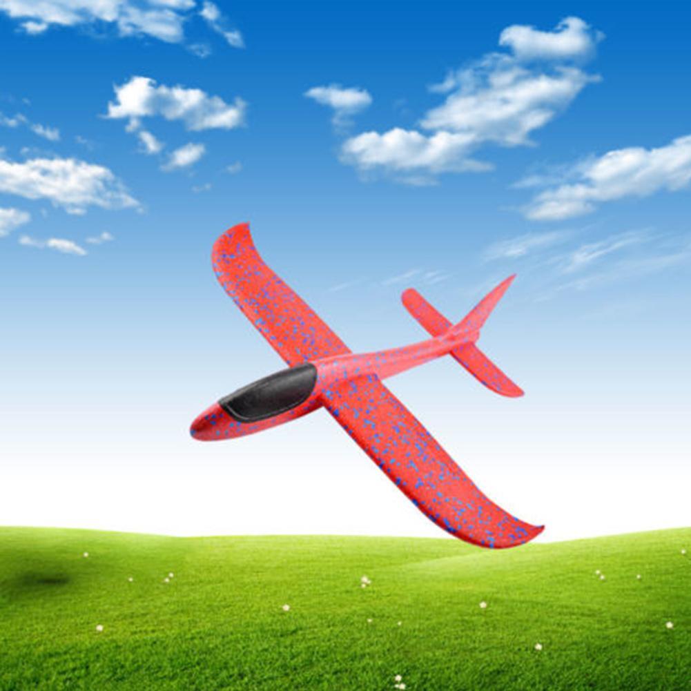 Hand Throw Airplane Flying Glider Planes EPP Foam Plane Model Party Bag Fillers  Kids Toys Outdoor Launch Game Toy 37or 48cm