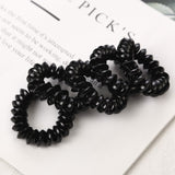 10PCS/lot 2cm Small Telephone Line Hair Ropes Girls Colorful Elastic Hair Bands Kid Ponytail Holder Tie Gum Hair Accessories
