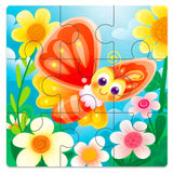 Mini Size 11*11CM Kids Toy Wood Puzzle  Wooden 3D Puzzle Jigsaw for Children Baby Cartoon Animal/Traffic Puzzles Educational Toy
