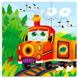 Mini Size 11*11CM Kids Toy Wood Puzzle  Wooden 3D Puzzle Jigsaw for Children Baby Cartoon Animal/Traffic Puzzles Educational Toy