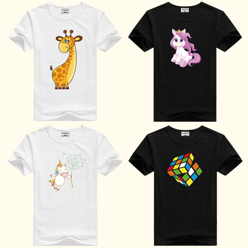 DMDM PIG Summer Children Clothing Boys T Shirt Cotton Short Sleeve T-shirt Infant Kids Boy Girls Tops Casual T-shirt 2-4Y Shirt