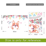 Bedroom Wall decor Deer wall stickers for kids rooms Door stickers muraux Home Living room house Decoration Accessories