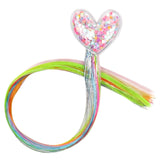 Xugar Hair Accessories Hair Bows Hair Bands for Girls Mermaid Bowknot Scrunchie for Hair Tie Kids Long Braid Pigtails Headband