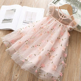 Girls Dresses 2019 Fashion Girl Dress Lace Floral Design Baby Girls Dress Kids Dresses For Girls Casual Wear Children Clothing
