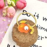 1PCS Lovely Clover Gray Ball Elastic Hair Bands Toys For Girls Handmade Bow Headband Scrunchy Kids Hair Accessories For Womens