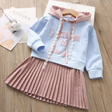 Melario Girls Dresses Fashion Kids Girl Dress Printing Long Sleeve Princess Dress Casual Kids Dresses Floral Children's Clothing