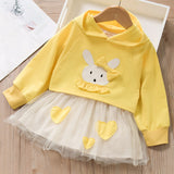 Melario Fashion Leopard Girls Dresses Spring With belt Kids Dress Children Clothing Princess Dress Casual Kids Girls Clothes