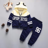 2020 Spring Baby Casual Tracksuit Children Boy Girl Cotton Zipper Jacket Pants 2Pcs/Sets Kids Leisure Sport Suit Infant Clothing
