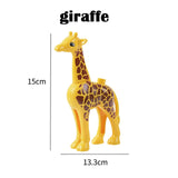 Duplos Animal Model Figures big Building Block Sets Elephant  kids educational toys for children compatible LegoINGlys duploe