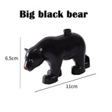 Duplos Animal Model Figures big Building Block Sets Elephant  kids educational toys for children compatible LegoINGlys duploe