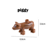 Duplos Animal Model Figures big Building Block Sets Elephant  kids educational toys for children compatible LegoINGlys duploe
