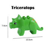 Duplos Animal Model Figures big Building Block Sets Elephant  kids educational toys for children compatible LegoINGlys duploe
