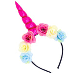 Girls Flower Cat Ears Cute Unicorn Headbands Children Headwear Photo Props Party Hair Hoop Hairbands Kids Hair Accessories