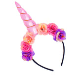 Girls Flower Cat Ears Cute Unicorn Headbands Children Headwear Photo Props Party Hair Hoop Hairbands Kids Hair Accessories
