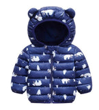 Cute 1- 5y baby girls jacket kids boys fashion coats with ear hoodie spring girl clothes infant clothing children's jackets