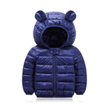 Cute 1- 5y baby girls jacket kids boys fashion coats with ear hoodie spring girl clothes infant clothing children's jackets