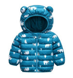 Cute 1- 5y baby girls jacket kids boys fashion coats with ear hoodie spring girl clothes infant clothing children's jackets