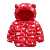 Cute 1- 5y baby girls jacket kids boys fashion coats with ear hoodie spring girl clothes infant clothing children's jackets