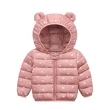 Cute 1- 5y baby girls jacket kids boys fashion coats with ear hoodie spring girl clothes infant clothing children's jackets