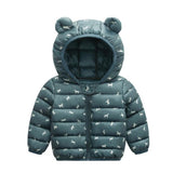Cute 1- 5y baby girls jacket kids boys fashion coats with ear hoodie spring girl clothes infant clothing children's jackets