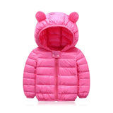 Cute 1- 5y baby girls jacket kids boys fashion coats with ear hoodie spring girl clothes infant clothing children's jackets