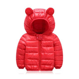Cute 1- 5y baby girls jacket kids boys fashion coats with ear hoodie spring girl clothes infant clothing children's jackets