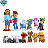 12pcs Paw Patrol Toys Set Patrulla Canina PVC Action Figure Anime Puppy Patrol Patroling Canine Kids Toys for Children 2D08