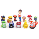 12pcs Paw Patrol Toys Set Patrulla Canina PVC Action Figure Anime Puppy Patrol Patroling Canine Kids Toys for Children 2D08