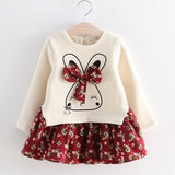 Toddler Girl Sweater Long Sleeve Princess Dress 2020 Autumn Winter Kids Dresses For Girls Party Dress Children Clothing vestidos