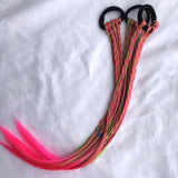 New Cute Girls Elastic Hair Rope Rubber Bands Braides Hair Accessories Wig Ponytail Hair Ring Kids Twist Braid Rope Hair Braider