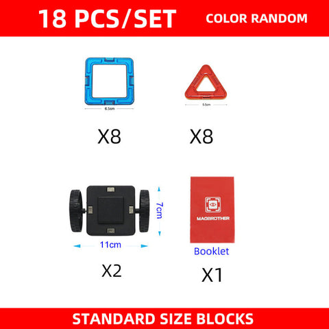 Magnetic Construction Magnet Designer Big Size Building Blocks Set Educational Toys For Kids